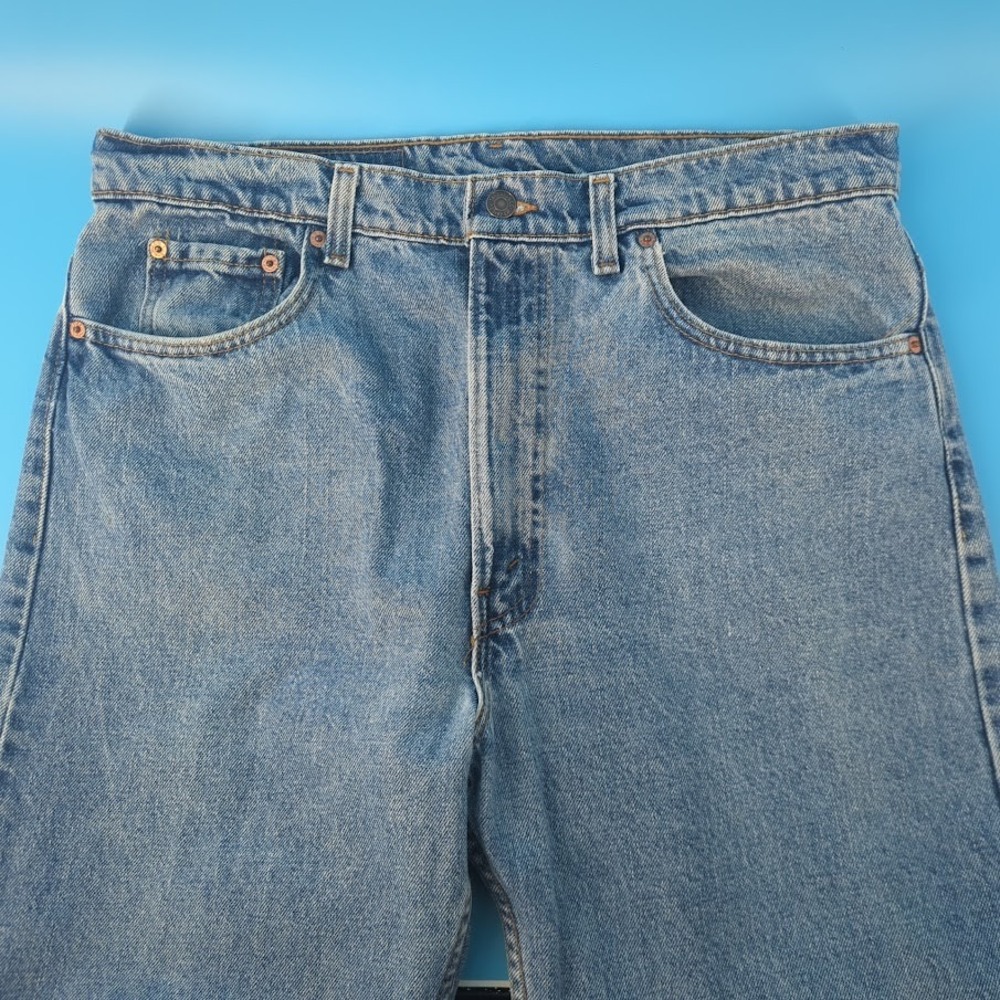 Vtg Levis 505 Mens 36x34 Made in USA Regular Fit Straight Leg Jeans 505-4891